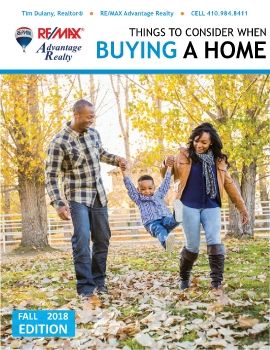 Things to Consider When Buying a Home -  Fall 2018 - Tim Dulany