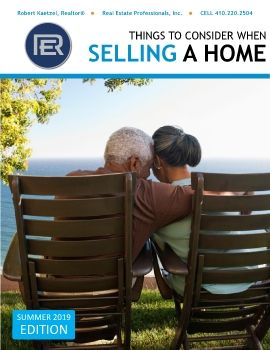 Things to Consider When Selling a Home - Summer 2019 - Robert Kaetzel