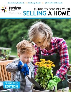 Things to Consider When Selling a Home - SPRING 2019 - Dan Cohen