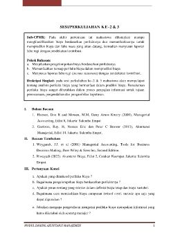 Bab 2  ANALISIS PERILAKU BIAYA Sesi 2 dan 3_Neat