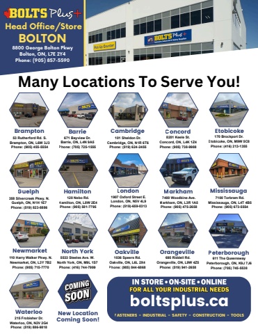 Bolts Plus Locations