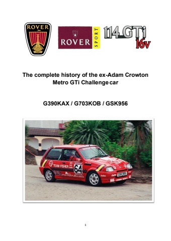 Crowton's Car Rebuild