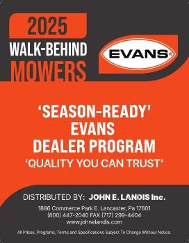 Evans Pro 2025 Booking Order Program