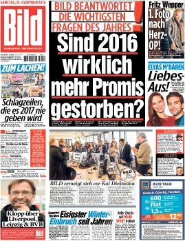 BiLD-Zeitung (+31.12.2016)