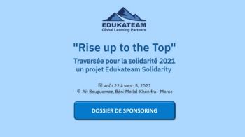 Edukateam solidarity_Traversée pour la solidarité 2021_Rise up to the Top_Dossier de sponsoring