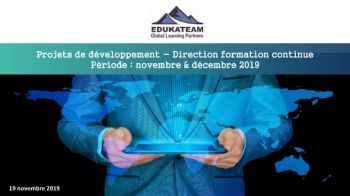 Edukateam_Organisation_Projets développement formation continue