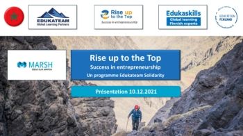 BeAssur Marsh_Edukateam solidarity_Rise up to the Top High Atlas_Success in entrepreneurship_incubation de 100 entrepreneurs_2022_dossier de mécénat