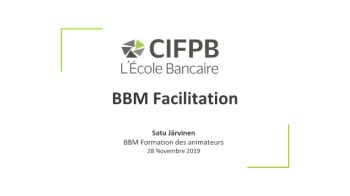 CIFPB-Formation des animateurs TC-BBM Facilitation