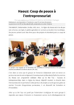 Edukateam_Economiste_Haouz_Coup+de+pouce+à+lentrepreneuriat_16.03.2022