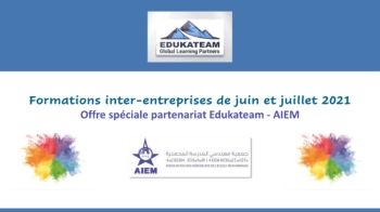 Offre spéciale AIEM_Edukateam_formation - accompagnement inter-entreprises juin et juillet 2021