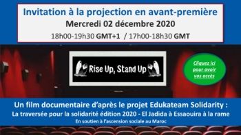 Rise up, Stand up-inscription projection en avant-première