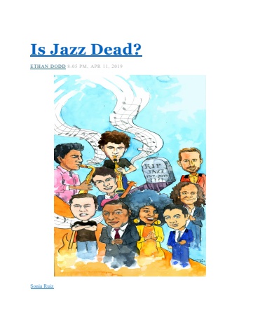 Is Jazz Dead