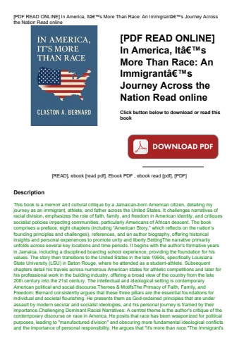 [pdf read online] in america  itã¢â€â™s more than race an immigrantã¢â€â™s journey across the nation