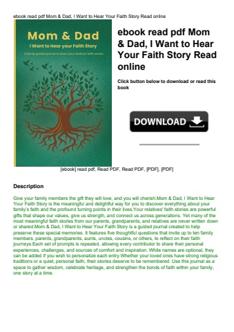 ebook read pdf mom & dad  i want to hear your faith story read online