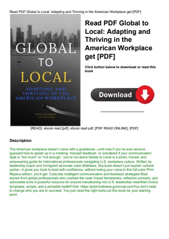 read pdf global to local adapting and thriving in the american workplace get [pdf]