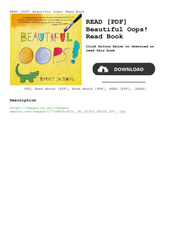 read [pdf] beautiful oops! read book