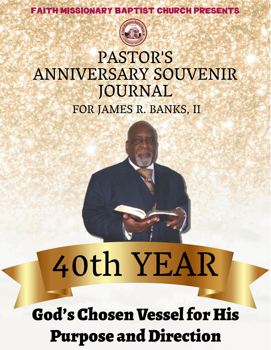 Pastor's Anniversary Souvenir Journal