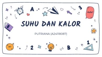 SUHU DAN KALOR