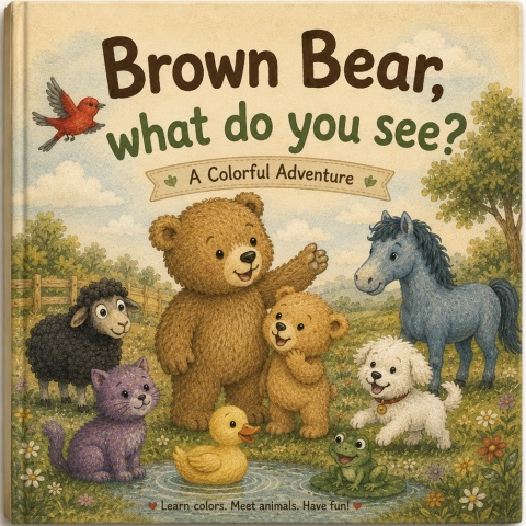 ES-w1 brown bear, what do you see?