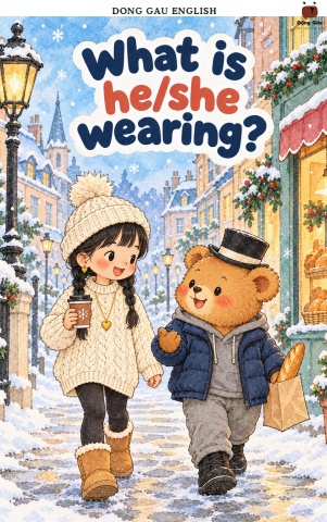 TOD theme 8 week  4: What is he/she wearing?