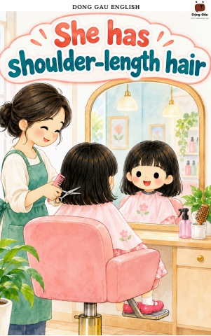 TOD Theme 8 Week  2: She has shoulder-length hair