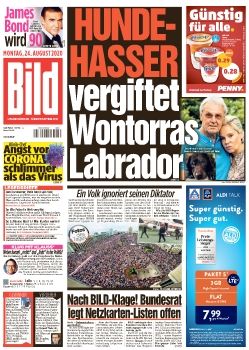 BilD-Zeitung vom (⭐24. August 2020)