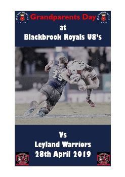 Leyland Warriors - 28.04.19