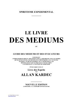 Le Livre des médiums