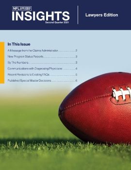 2nd Quarter 2021 NFL Newsletter - Class Members