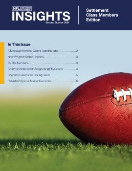 2nd Quarter 2021 NFL Newsletter - Class Members