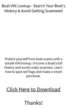 Boat VIN Lookup - Search Your Boat's History & Avoid Getting Scammed