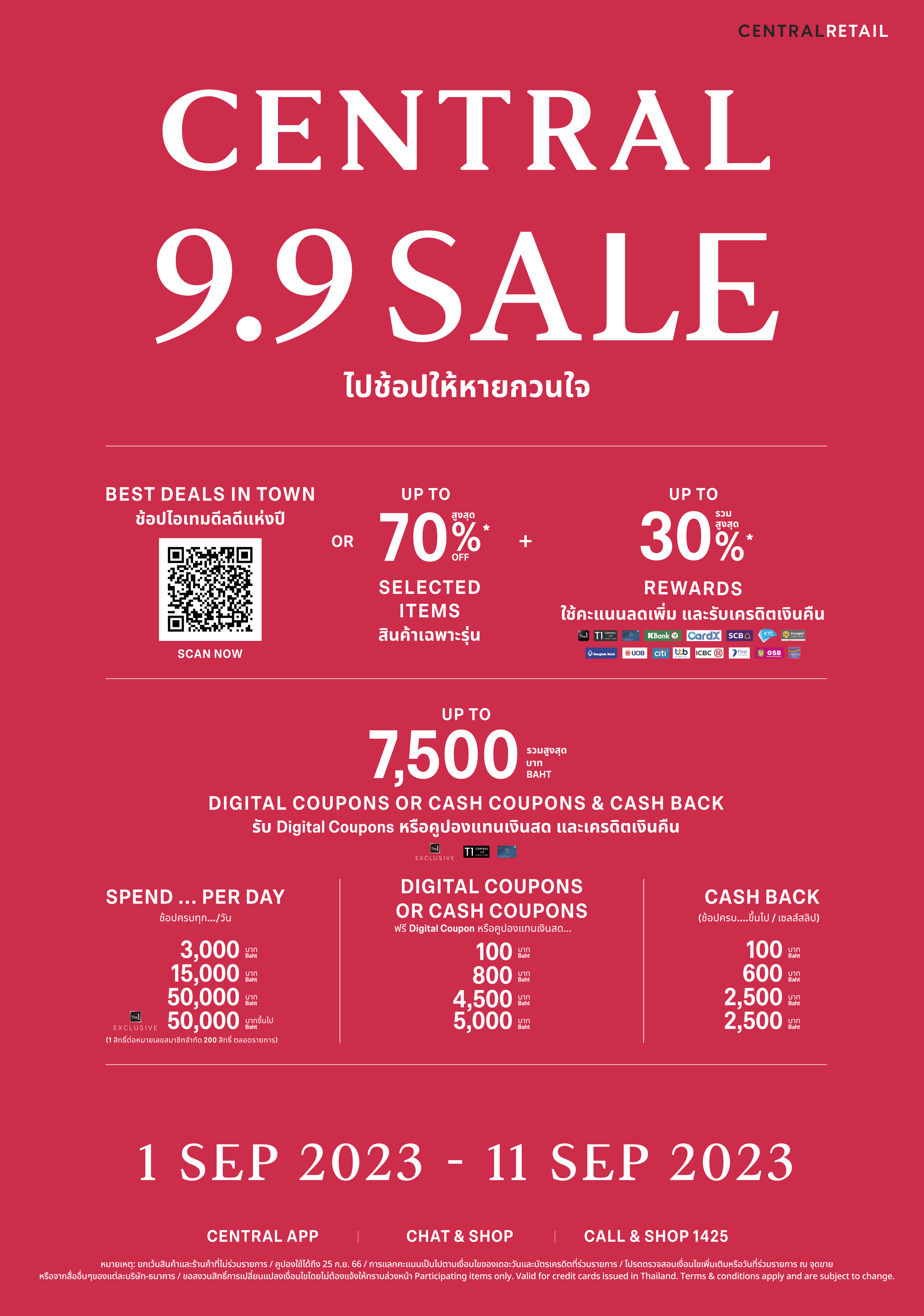 9.9 SALE CDS