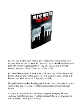 Alive After The Fall PDF Download Free