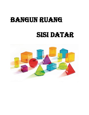 materi bangun ruang