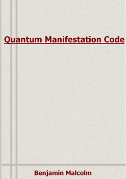 Quantum Manifestation Code E-BOOK Benjamin Malcolm PDF Download (Free Doc)