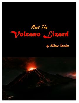 volcano lizard by Athena Sanchez