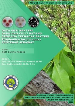 E-modul Mikrobiologi Daya Antibakteri Ekstrak Daun dan Kulit Batang Cendana