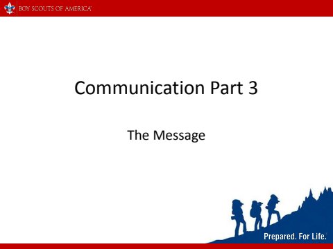 Communication Part 3