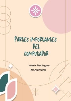 Partes importantes  del  computador