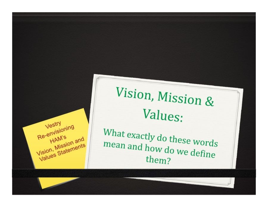 Microsoft PowerPoint - Mission, Vision & Values_HAM 2015