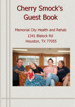 Cherry Smock Visitors Guest Book