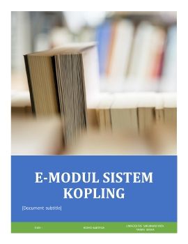 E-MODUL SISTEM KOPLING