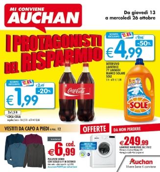 Volantino Auchan Sicilia Metà Ottobre 2014