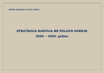 Strategija razvoja MZ Poljice Gornje 2020.-2024.