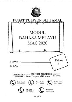 STD 4 BM MAR 2020-JAWAPAN