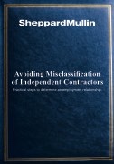 Misclassification of Independent Contractors Booklet