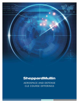 Aerospace and Defense CLE Menu