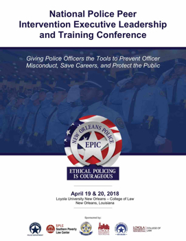 National Police Peer Intervention Executive Leadership and Training Conference