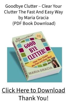 Goodbye Clutter PDF Ebook by Maria Gracia