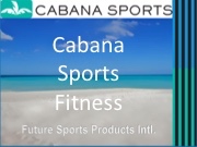 Cabana Sports Catalog 